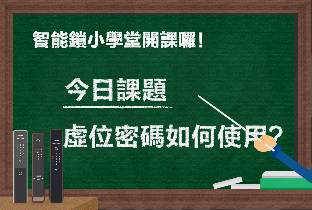 智能電子門鎖虛位密碼如何使用