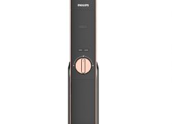 PHILIPS飛利浦電子鎖9200-推拉式智能門鎖-紅古銅